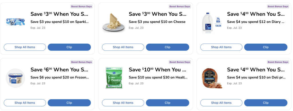 kroger boost bonus coupons